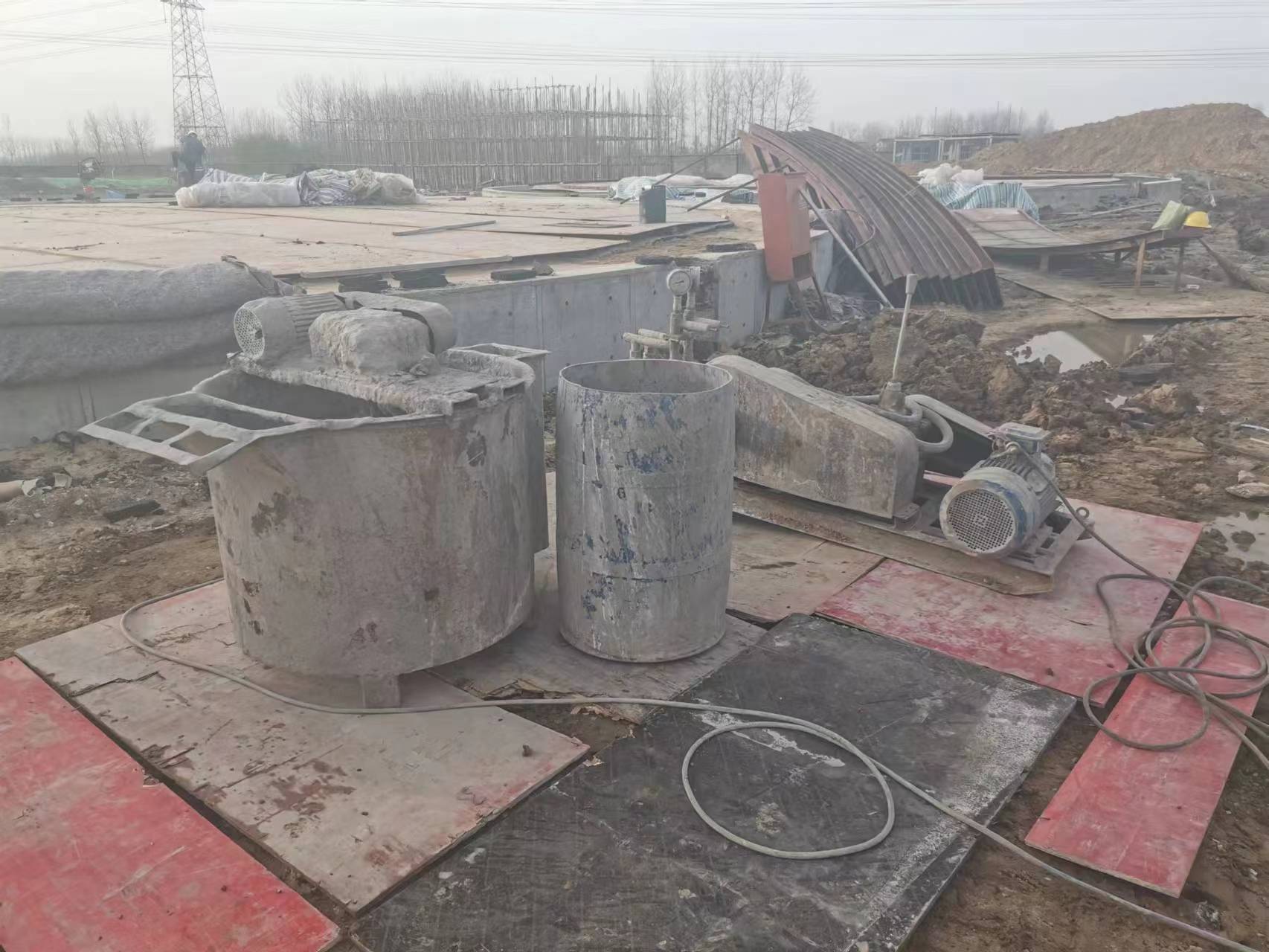 茅箭设备基础注浆